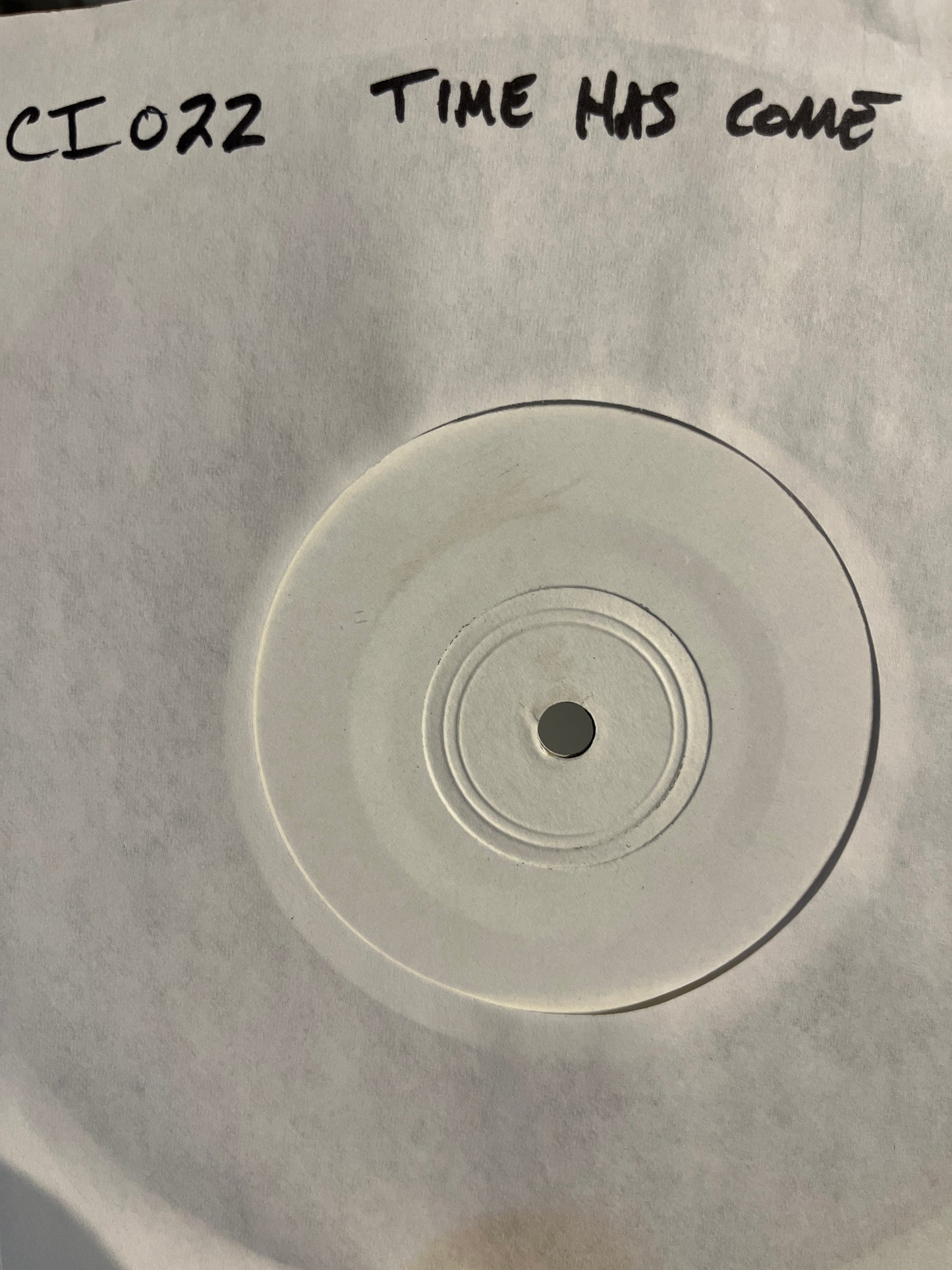 Time Has Come 'Worse Comes To Worse' 7" TEST PRESSING