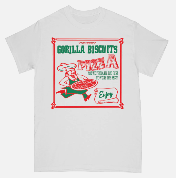 Gorilla Biscuits Pizza Box T-Shirt XL