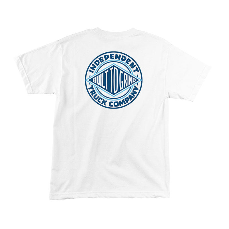 Large BTG Summit White Shirt Blue logo (XL)