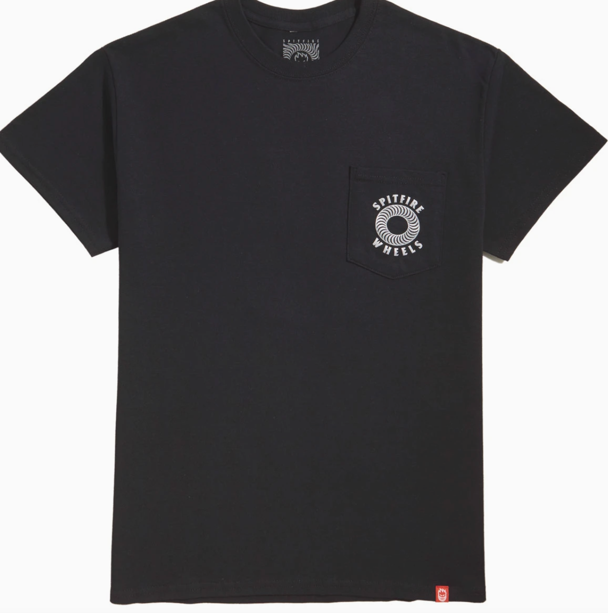 Spitfire Hollow Classic Black/Metallic Tee