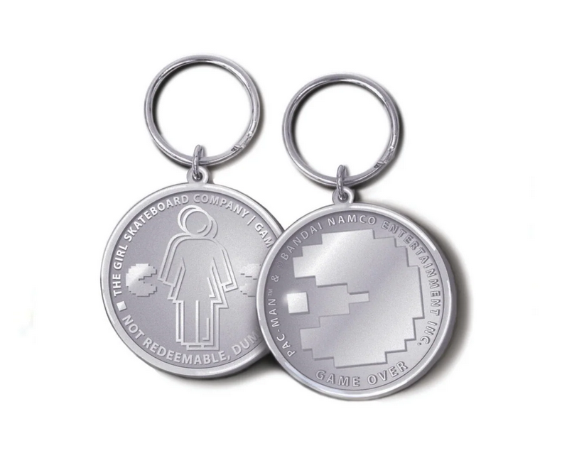 Girl Pac-Man Keychain