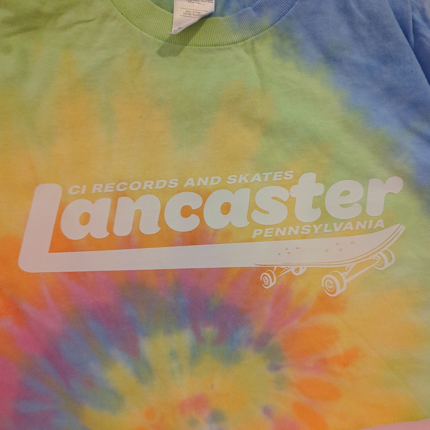 CI 'Lancaster' Logo Tee - Tye Dye
