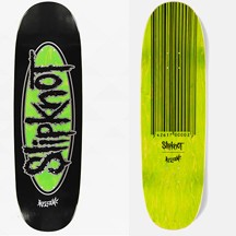 Welcome/Slipknot 9.5" Green/Black Skate Deck