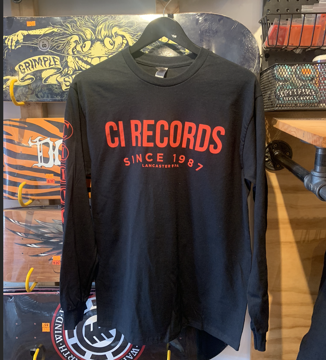 CI Records Original 1987 Long Sleeve - Black