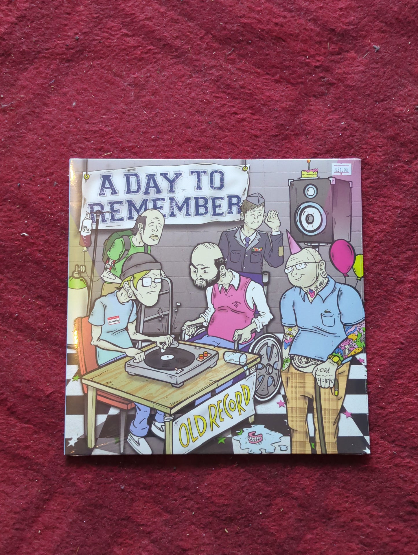 A Day To Remember - Old Record 12" Vinyl