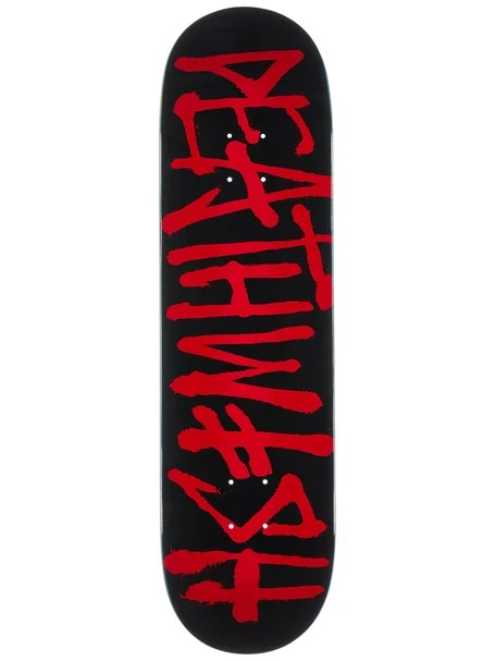 Deathwish Deathspray Black/Red Skateboard Deck 8.25"