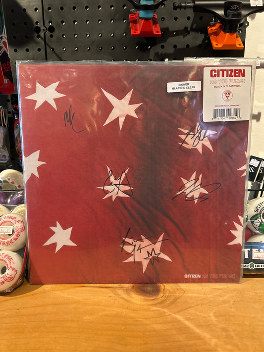 Citizen - As You Please LP (Black in Clear Vinyl, SIGNED)