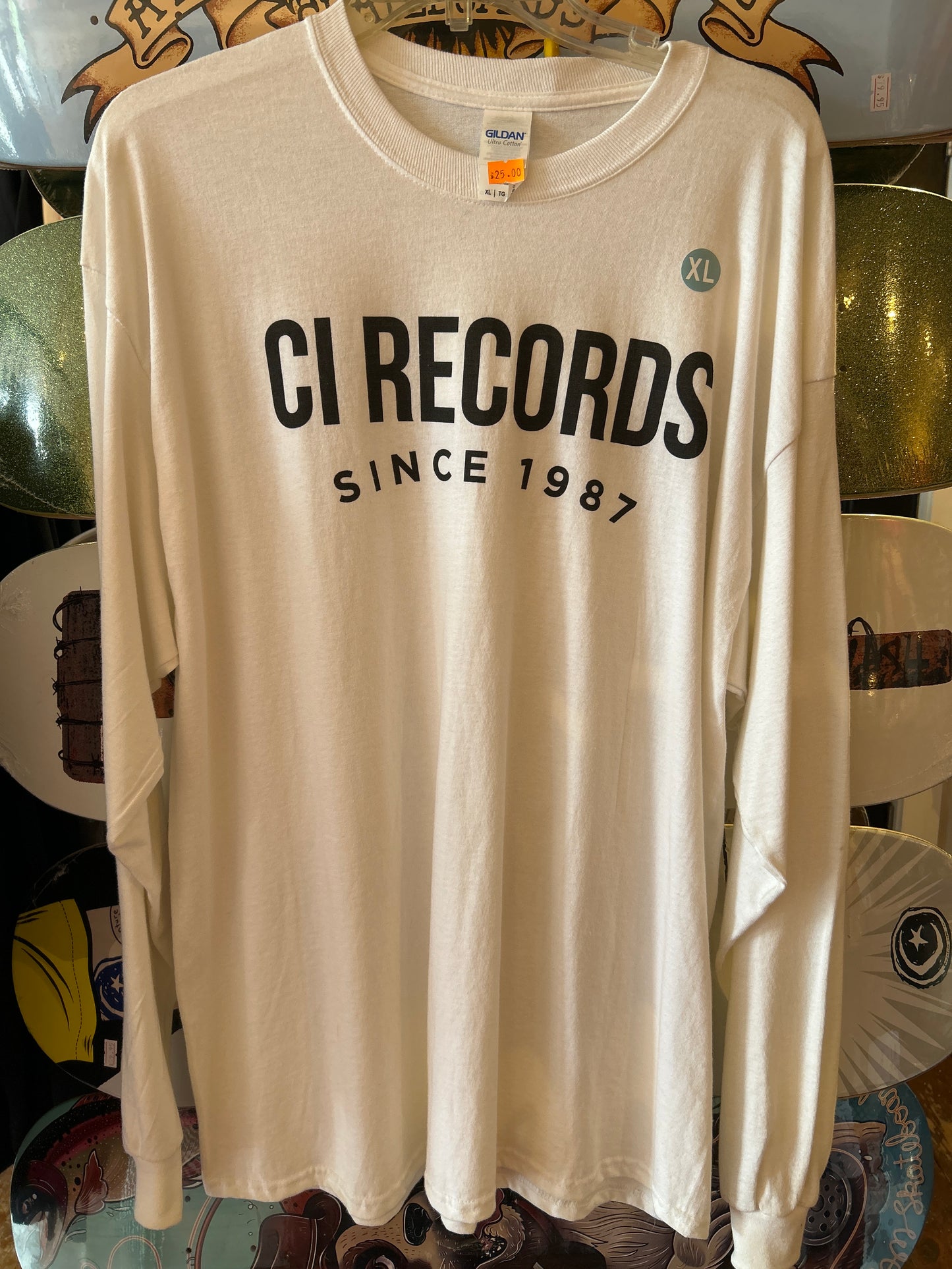 CI Records Original 1987 Longsleeve - White