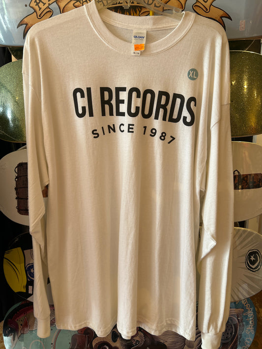 CI Records Original 1987 Longsleeve - White