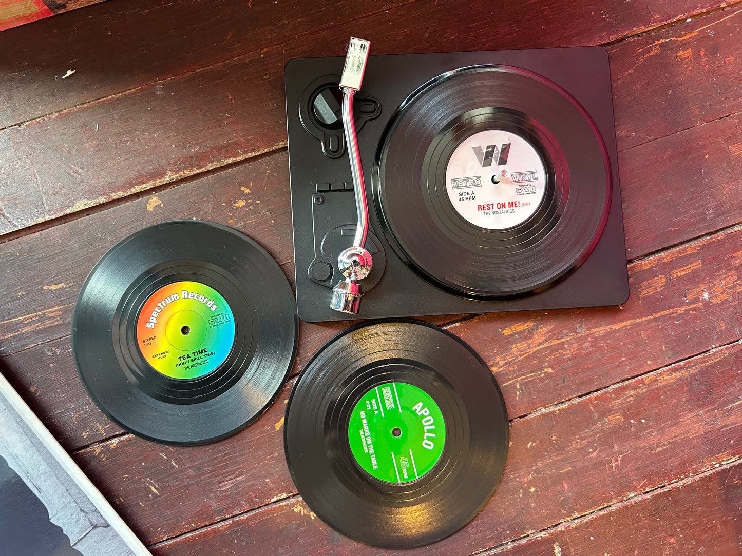 Record Player Coaster Pack