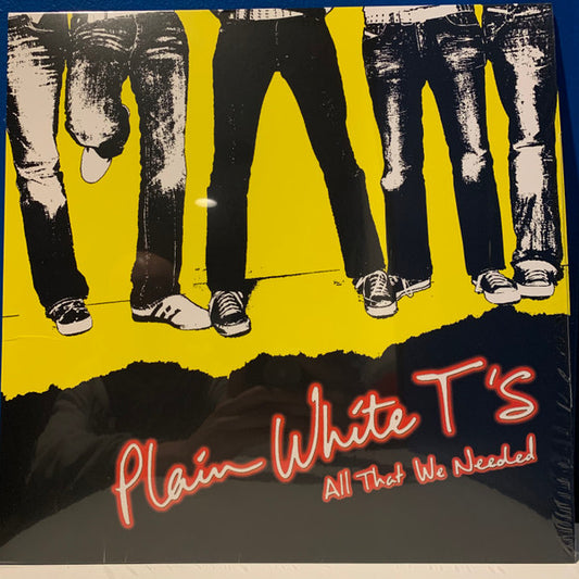 Plain White T's 'All That We Needed' LP (Yellow w/ Splatter)