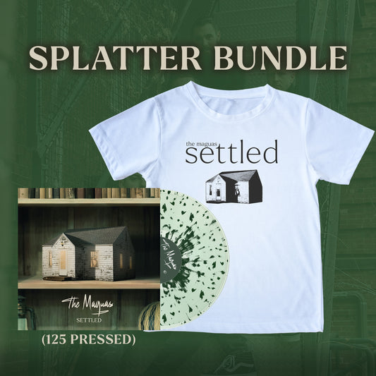 The Maguas 'Settled' LP + Settled T-Shirt Bundle (Splatter)