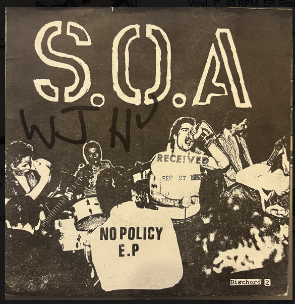 State of Alert - No Policy E.P. 7" Vinyl