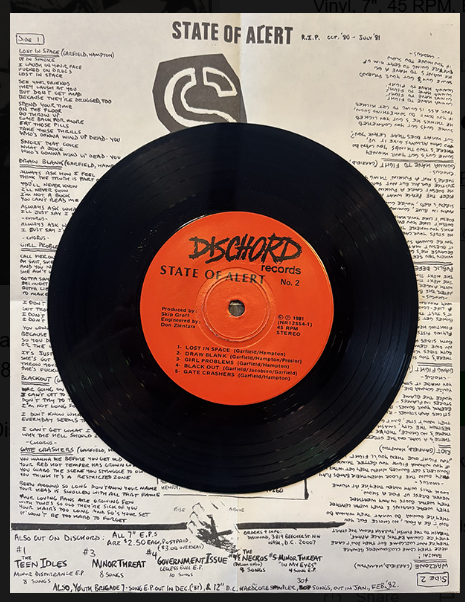 State of Alert - No Policy E.P. 7" Vinyl