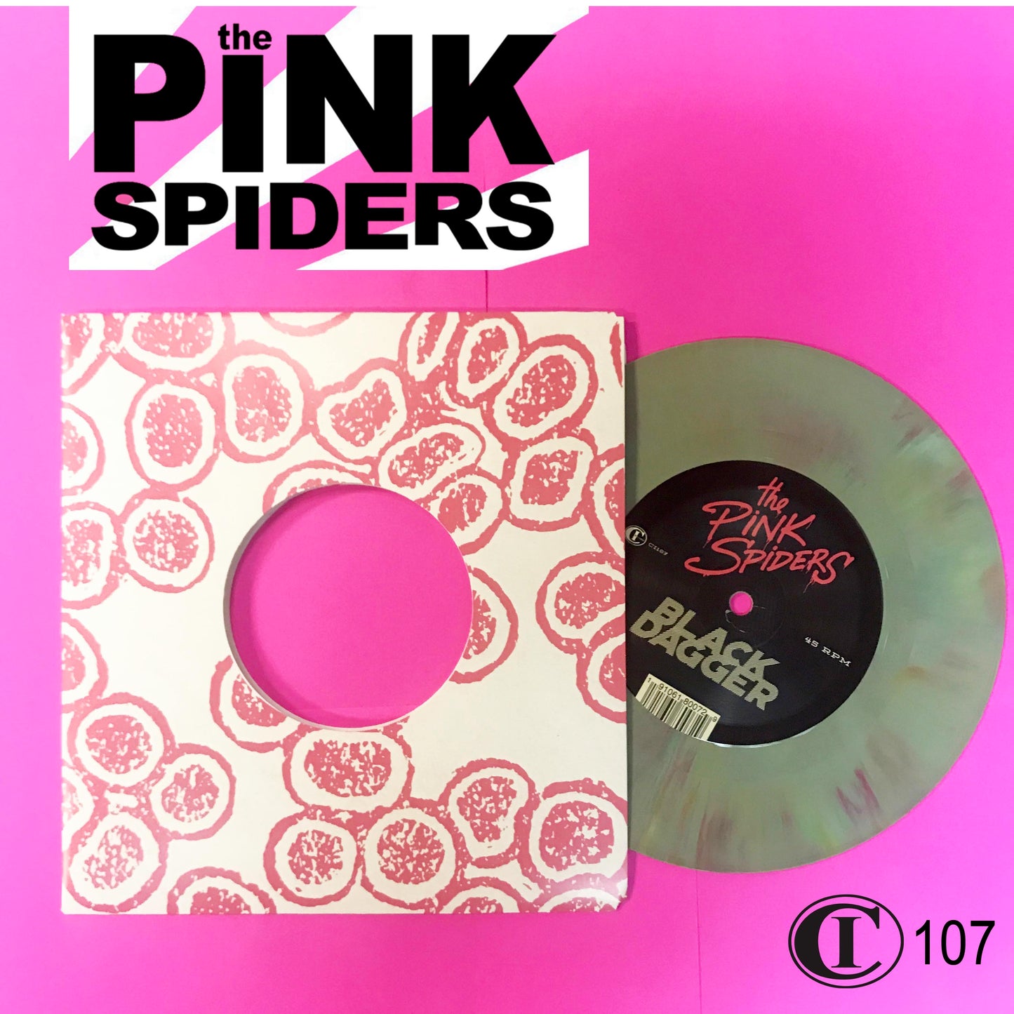 The Pink Spiders 'Black Dagger / Easier Than Ever' 7" Single