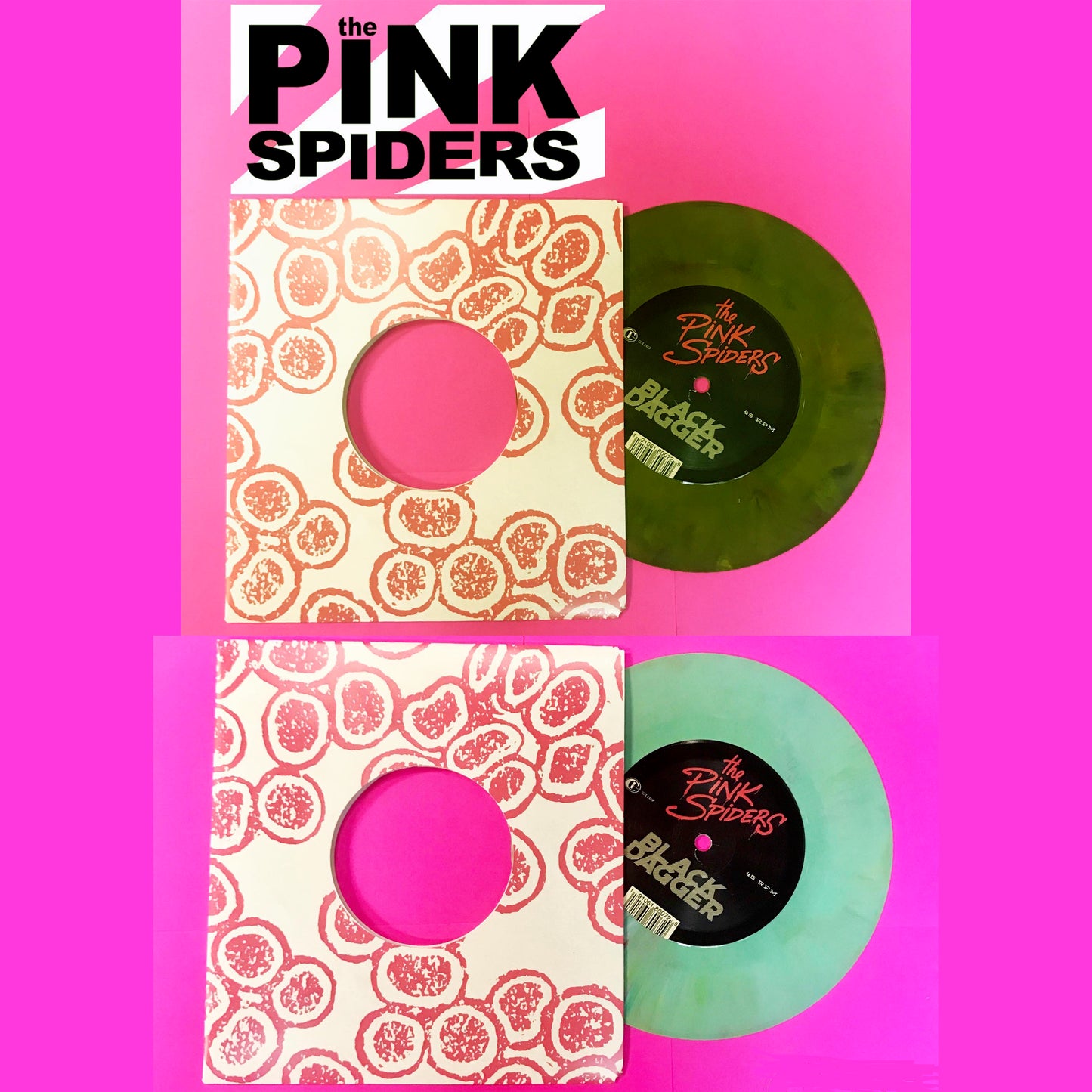 The Pink Spiders 'Black Dagger / Easier Than Ever' 7" Single