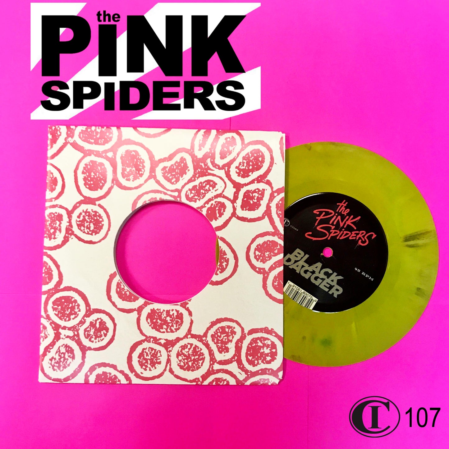 The Pink Spiders 'Black Dagger / Easier Than Ever' 7" Single