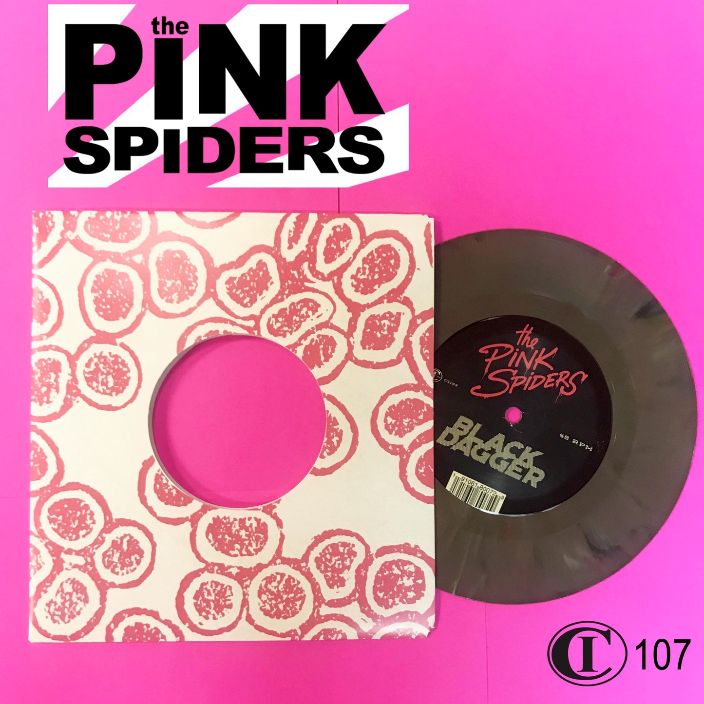 The Pink Spiders 'Black Dagger / Easier Than Ever' 7" Single