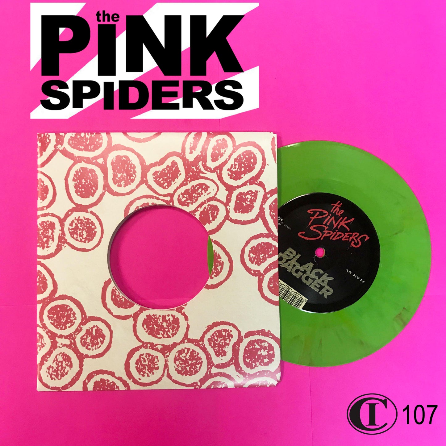 The Pink Spiders 'Black Dagger / Easier Than Ever' 7" Single