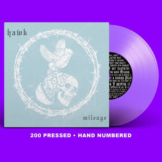 Hawk 'Mileage' 7" Clear Vinyl