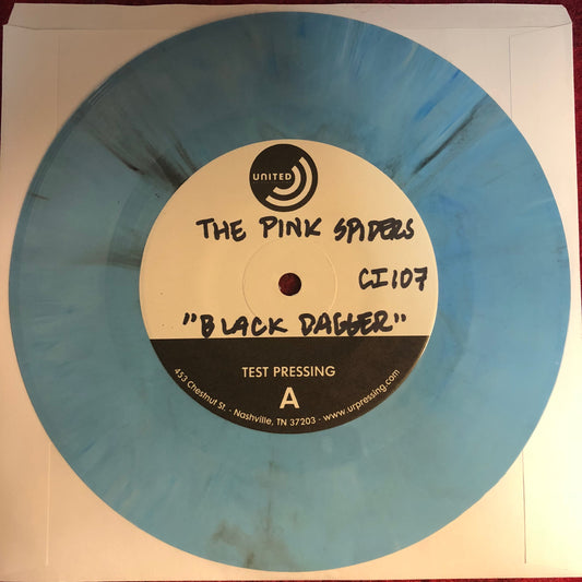 The Pink Spiders 'Black Dagger' 7" TEST PRESSING