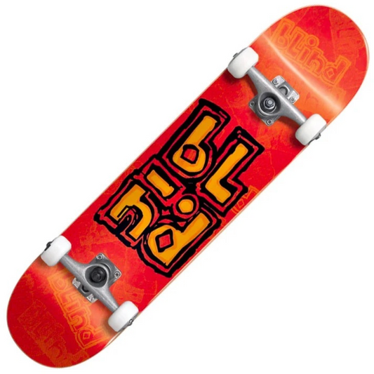 Blind OG Stacked Stamp Complete Orange 8.0"