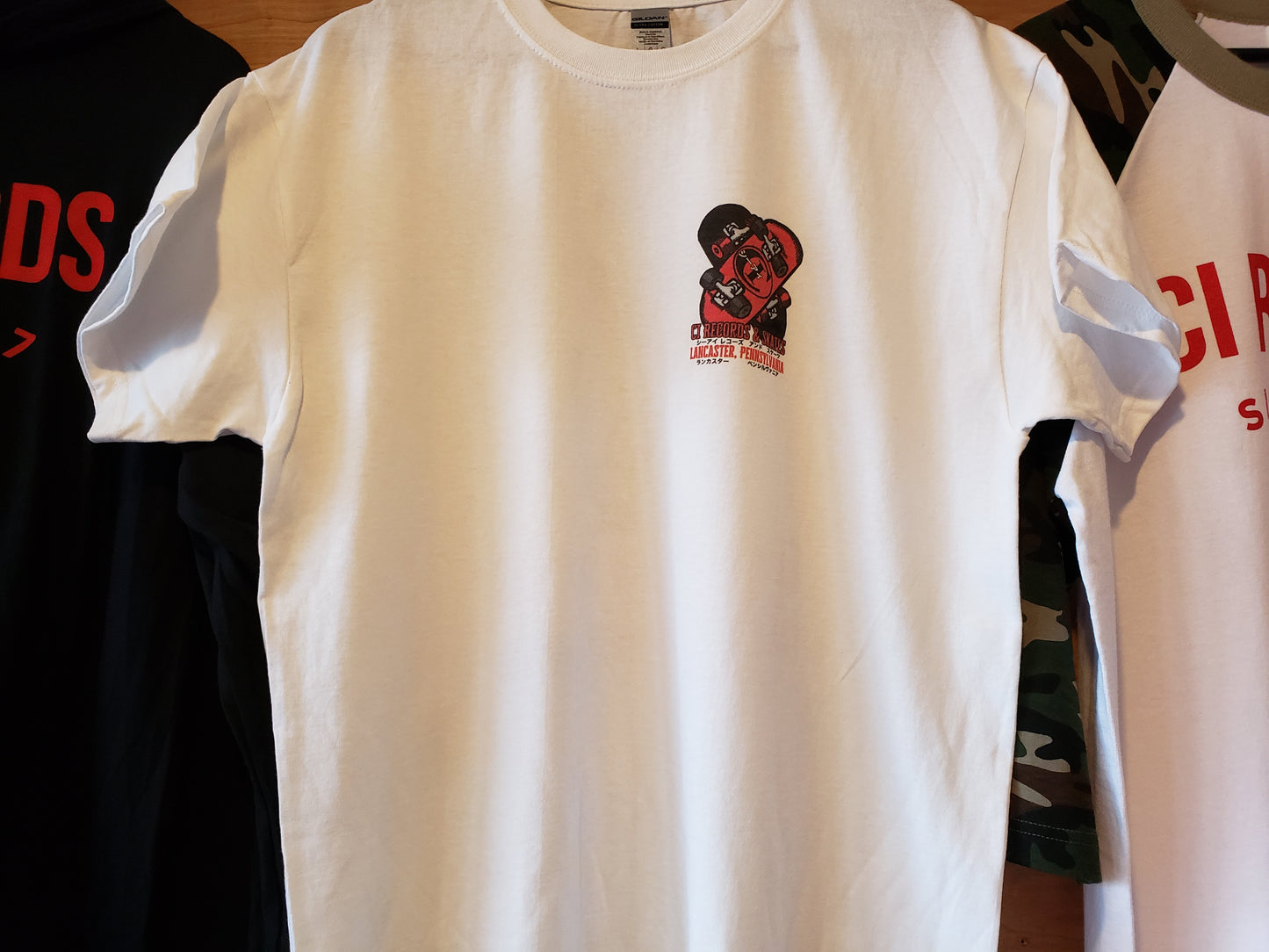 CI Cat Shirt - White | Lucky Cat Japan