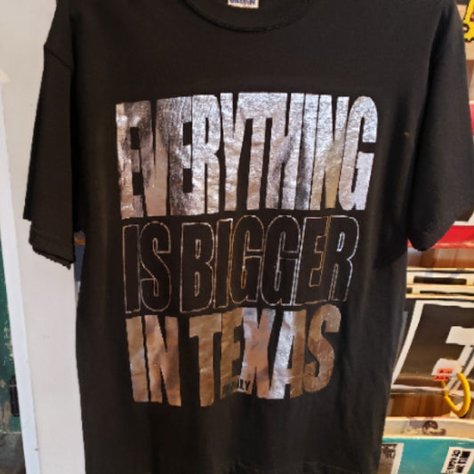 Texas In July 'Everything Is Bigger' Tee Black