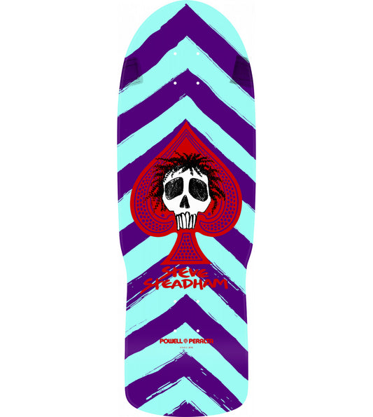 Powell Steadham Spade Purple/Aqua Re-issue 10" Deck