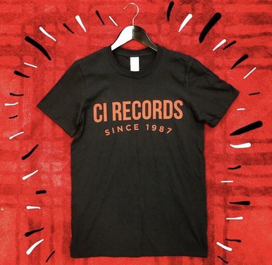 CI Records Original 1987 Black Tee