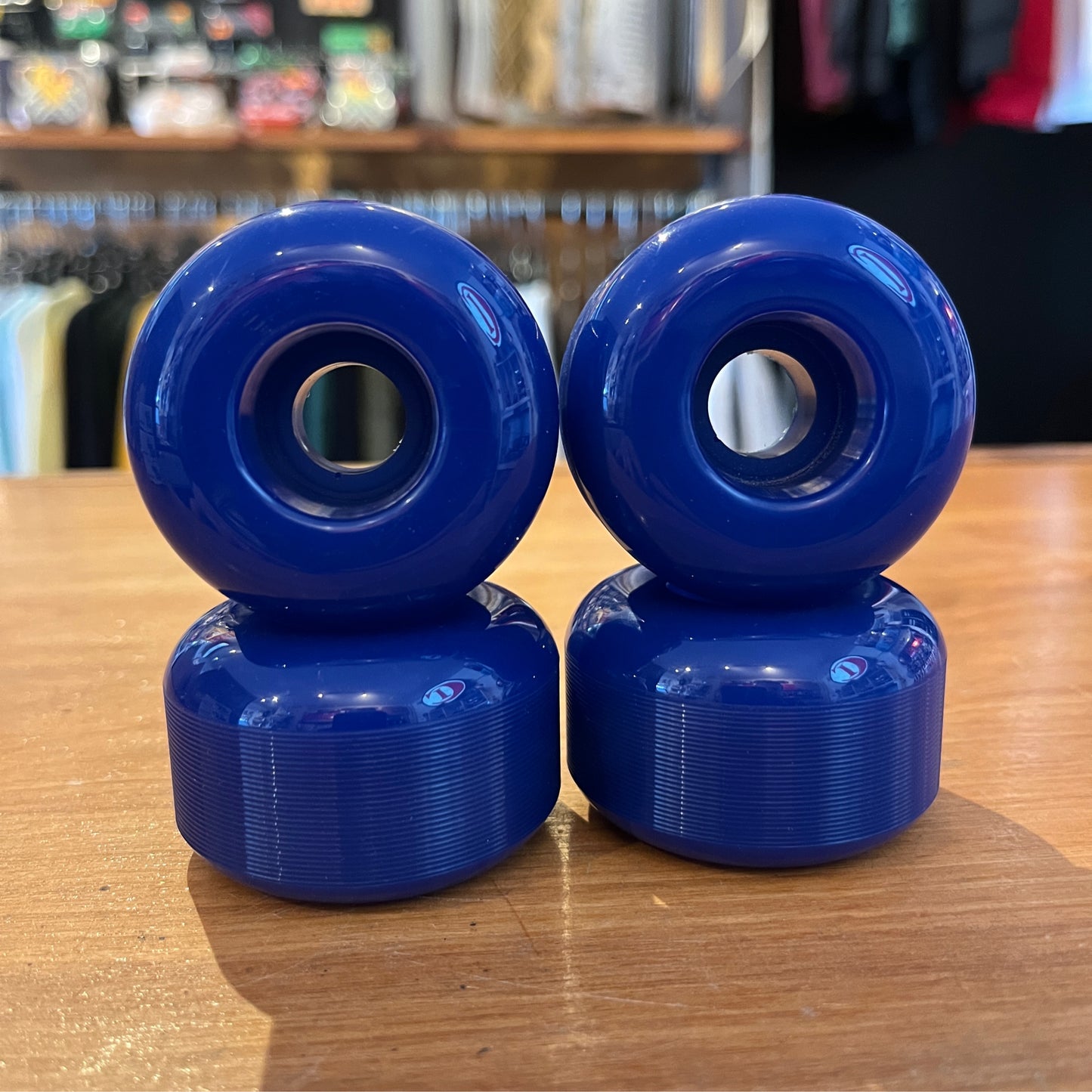 Blank Dark Blue 53mm Wheel Set