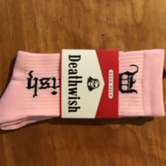 Deathwish Death Crew pink Socks
