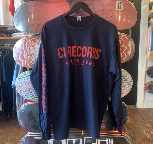 CI Records Original 1987 Long Sleeve- Navy