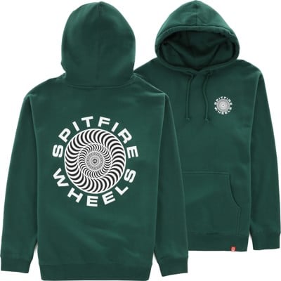 Spitfire Classic 87 Swirl Dark Green Hoodie