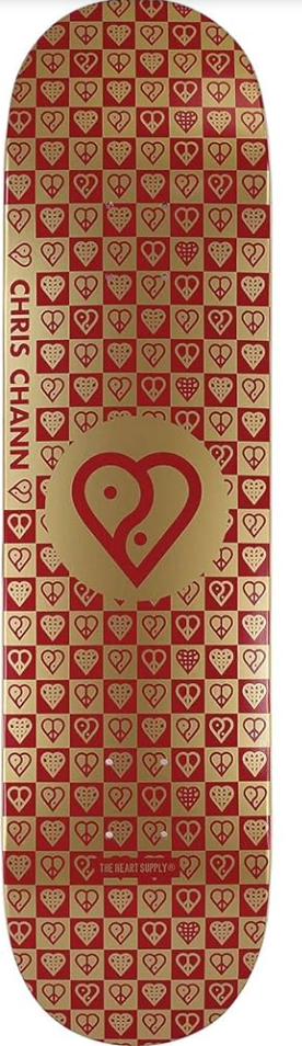 Heart Supply Chris Chann Trinity Deck - 8.0" - Gold Foil