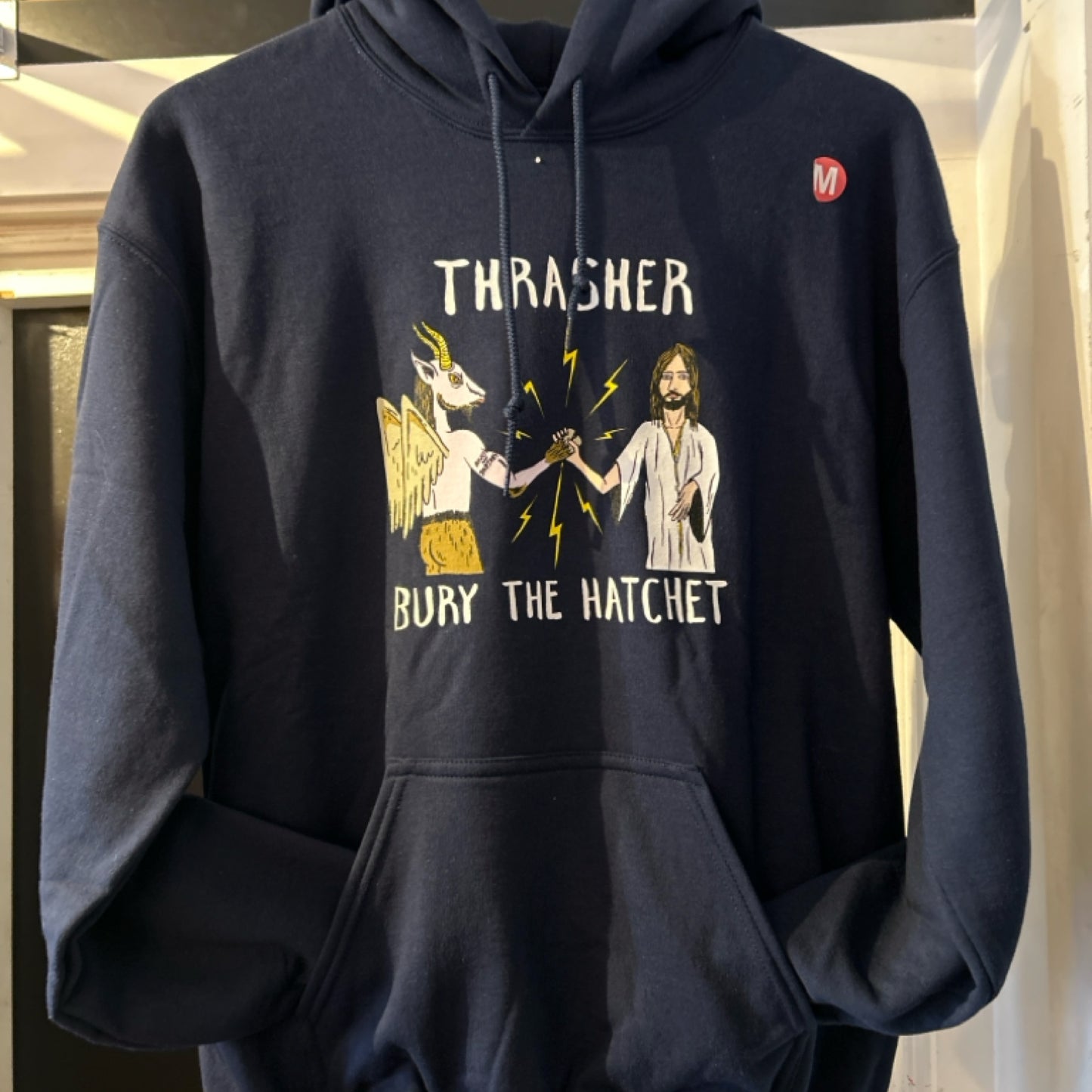 Thrasher X Toy Machine Bury the Hatchet Hoodie
