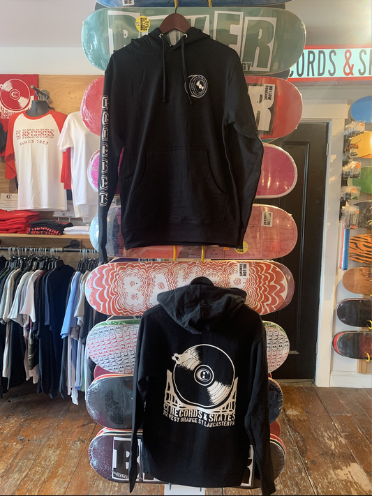 CI Records & Skates Hoodie - black