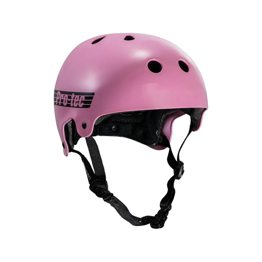 Pro Tec Old School Skate Helmet Gloss Pink - XL