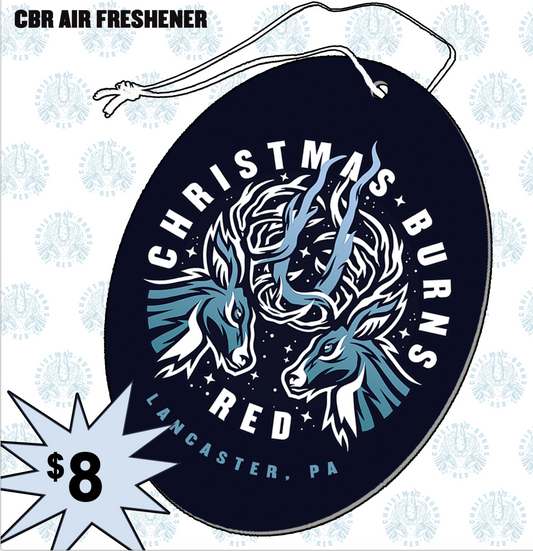 Christmas Burns Red Air Freshener