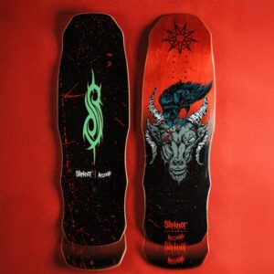 Welcome/Slipknot Black/Red 9.75" "Goat" Skate Deck