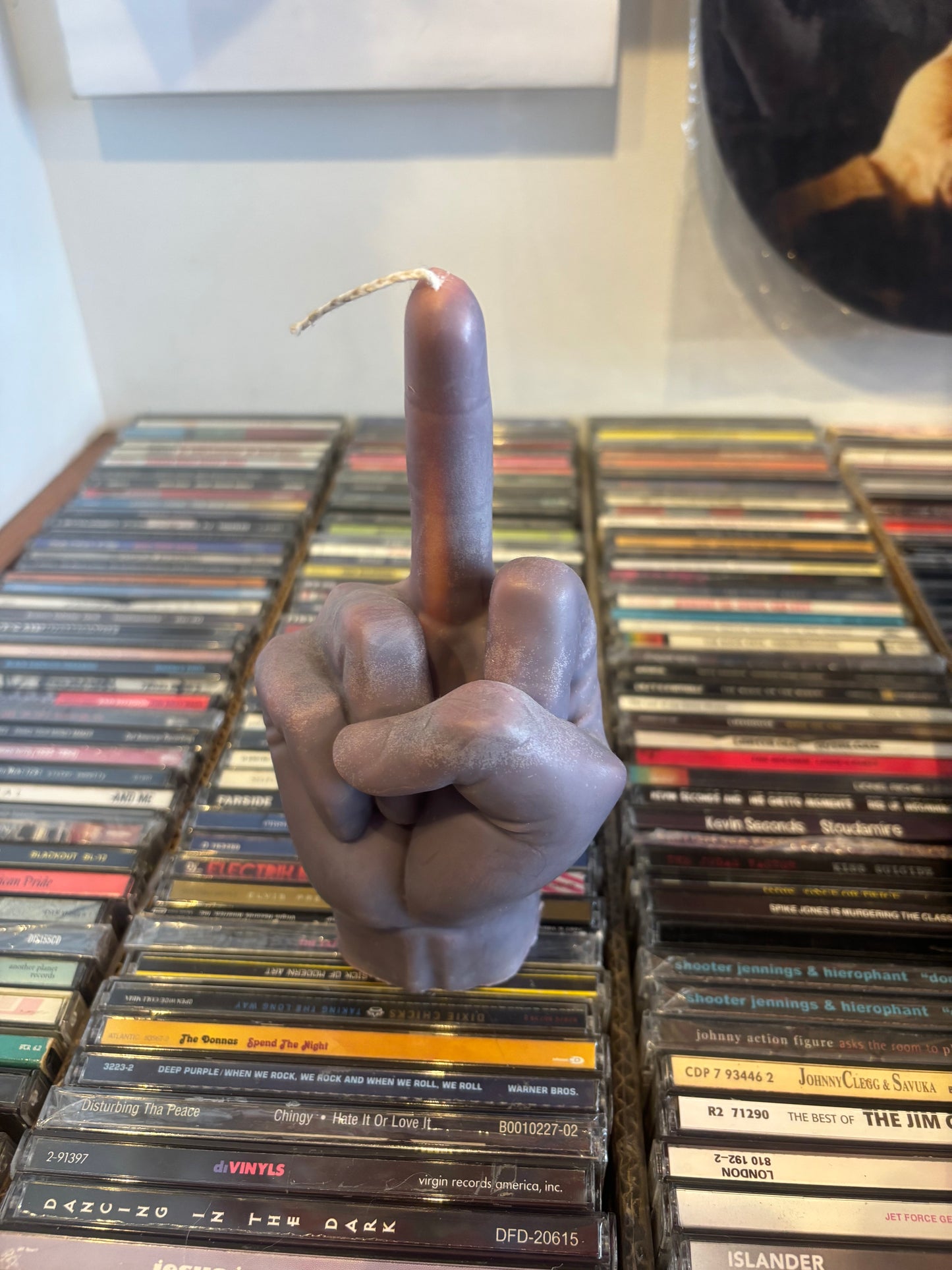 Middle Finger Candle