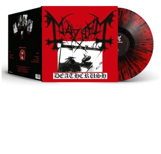 Mayhem - Deathcrush - Black & Red Splatter [Import] Vinyl LP