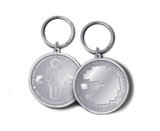 Girl Pac-Man Keychain