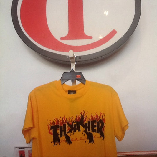 Thrasher Crow Tee - Gold