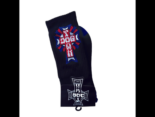 Dog Town Socks Red Cross