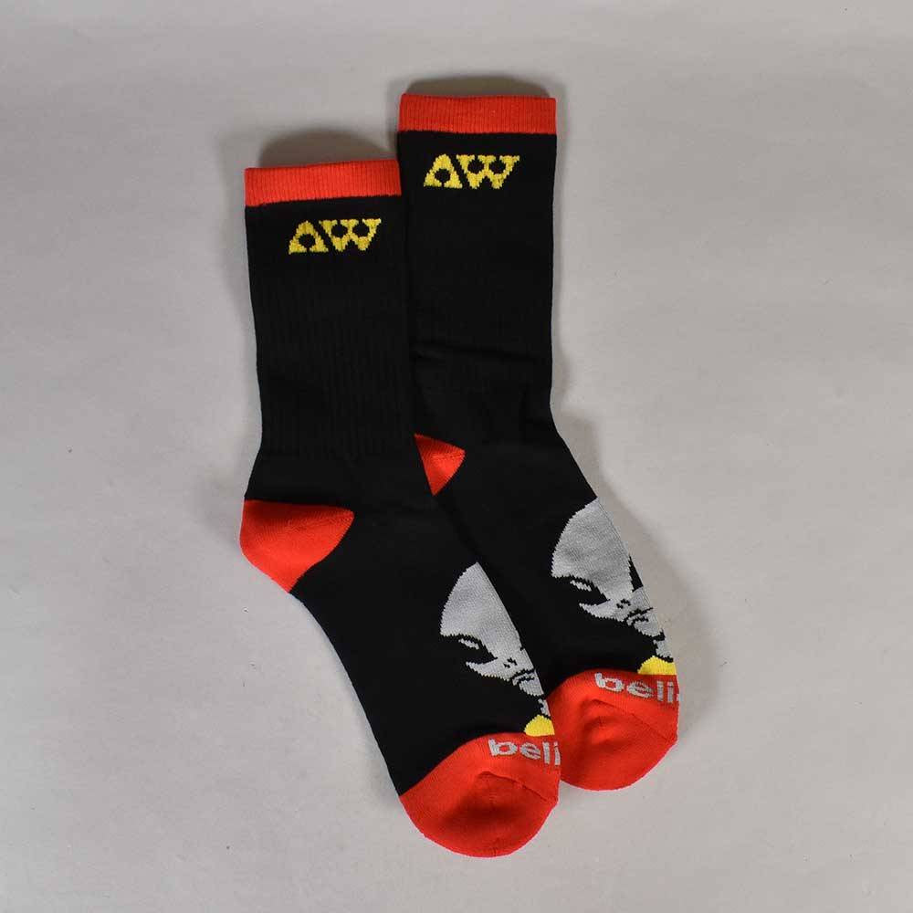 AW Visitor Sock Blk
