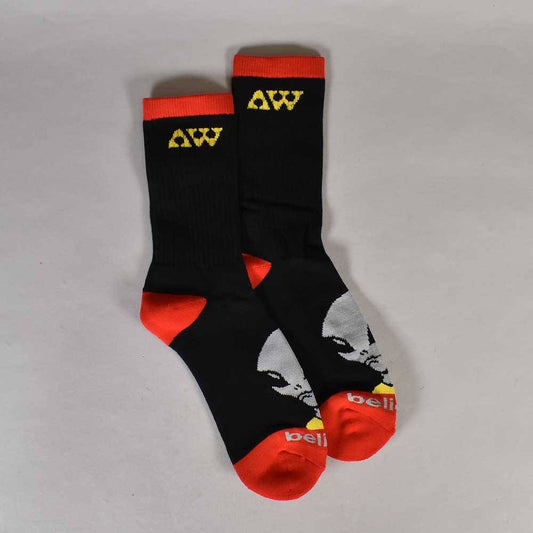 AW Visitor Sock Blk