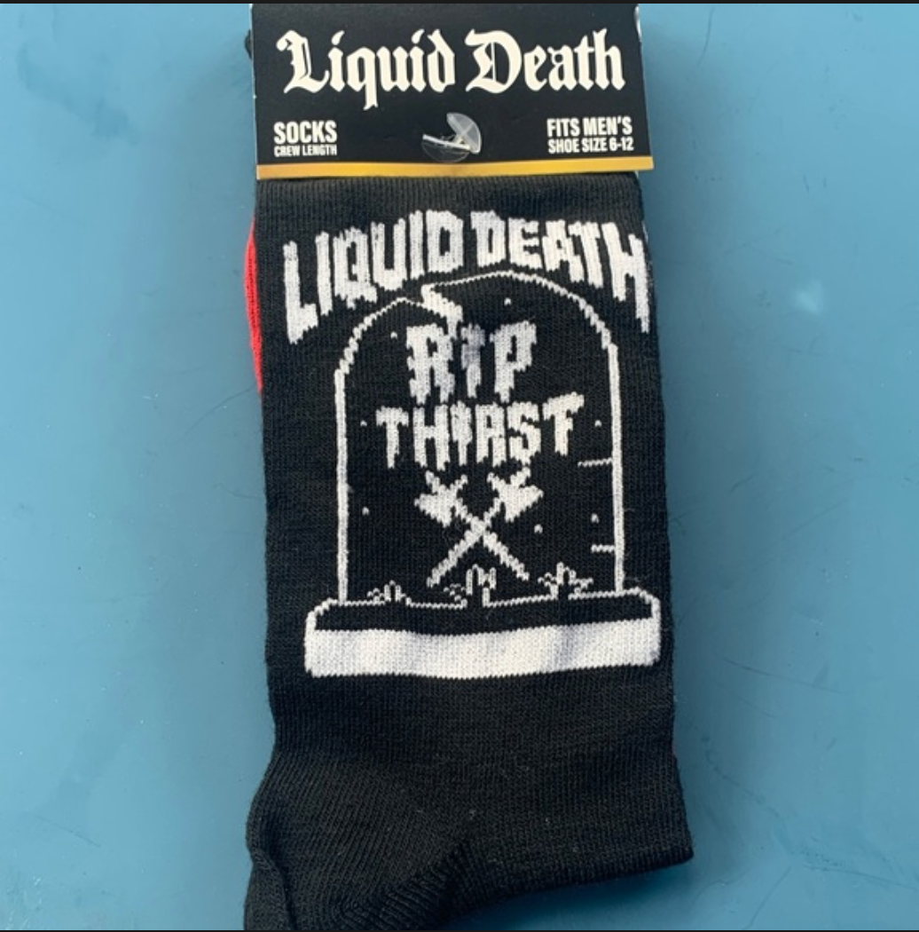 Liquid Death SOCKS