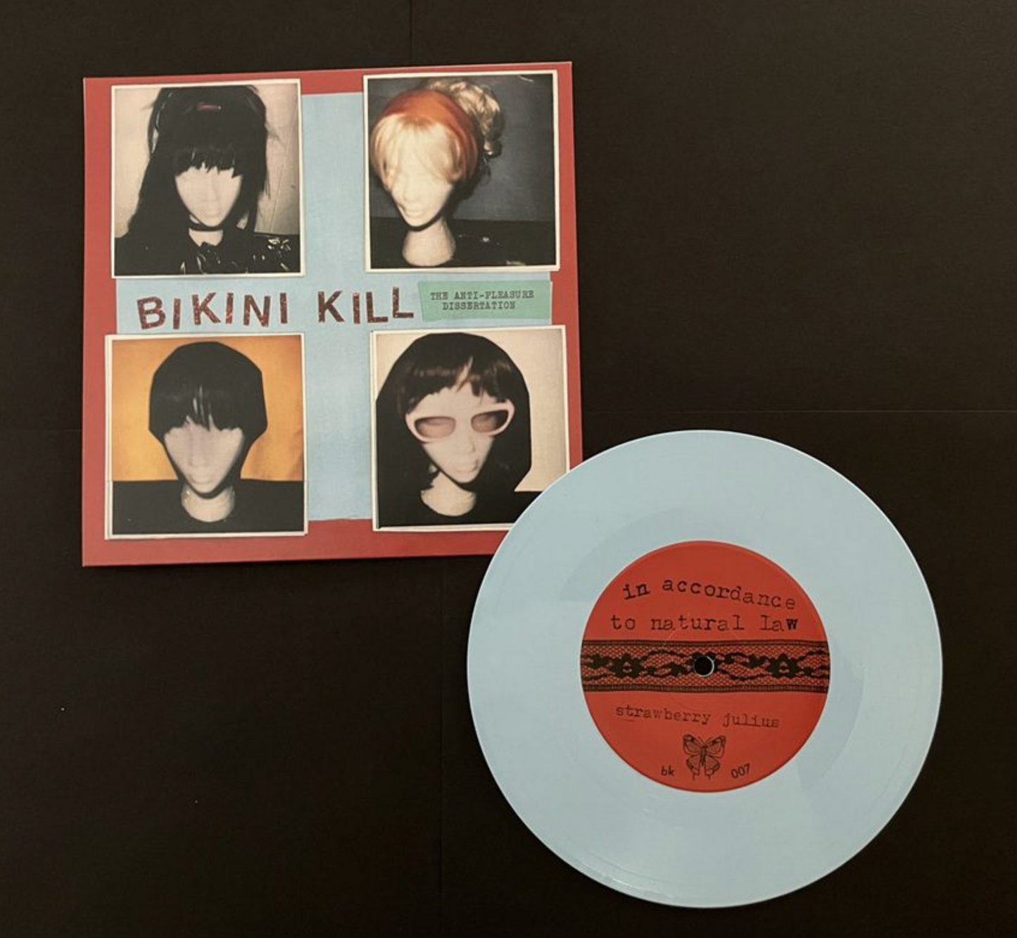 Bikini Kill - Anti-Pleasure Dissertation - 7" vinyl