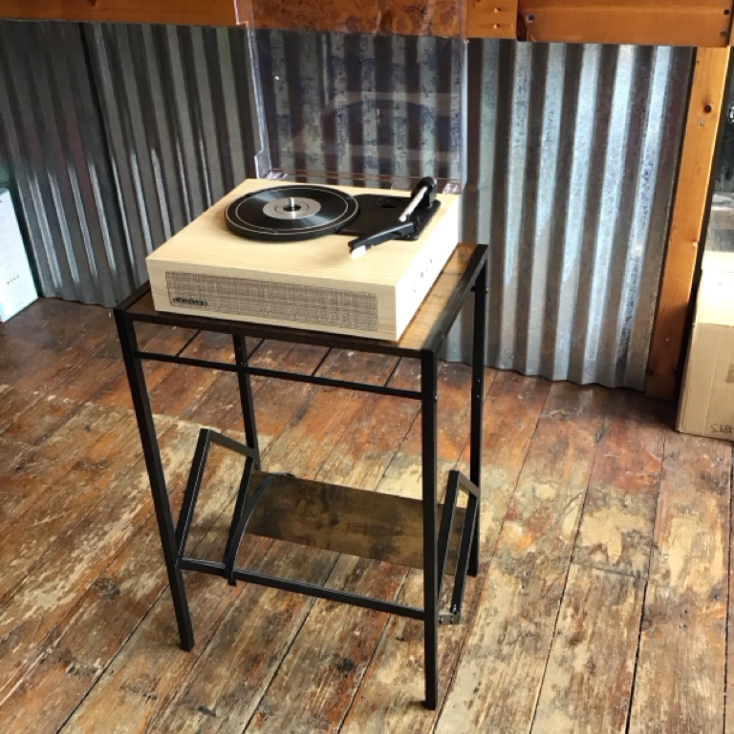 Record Player Stand- with storage